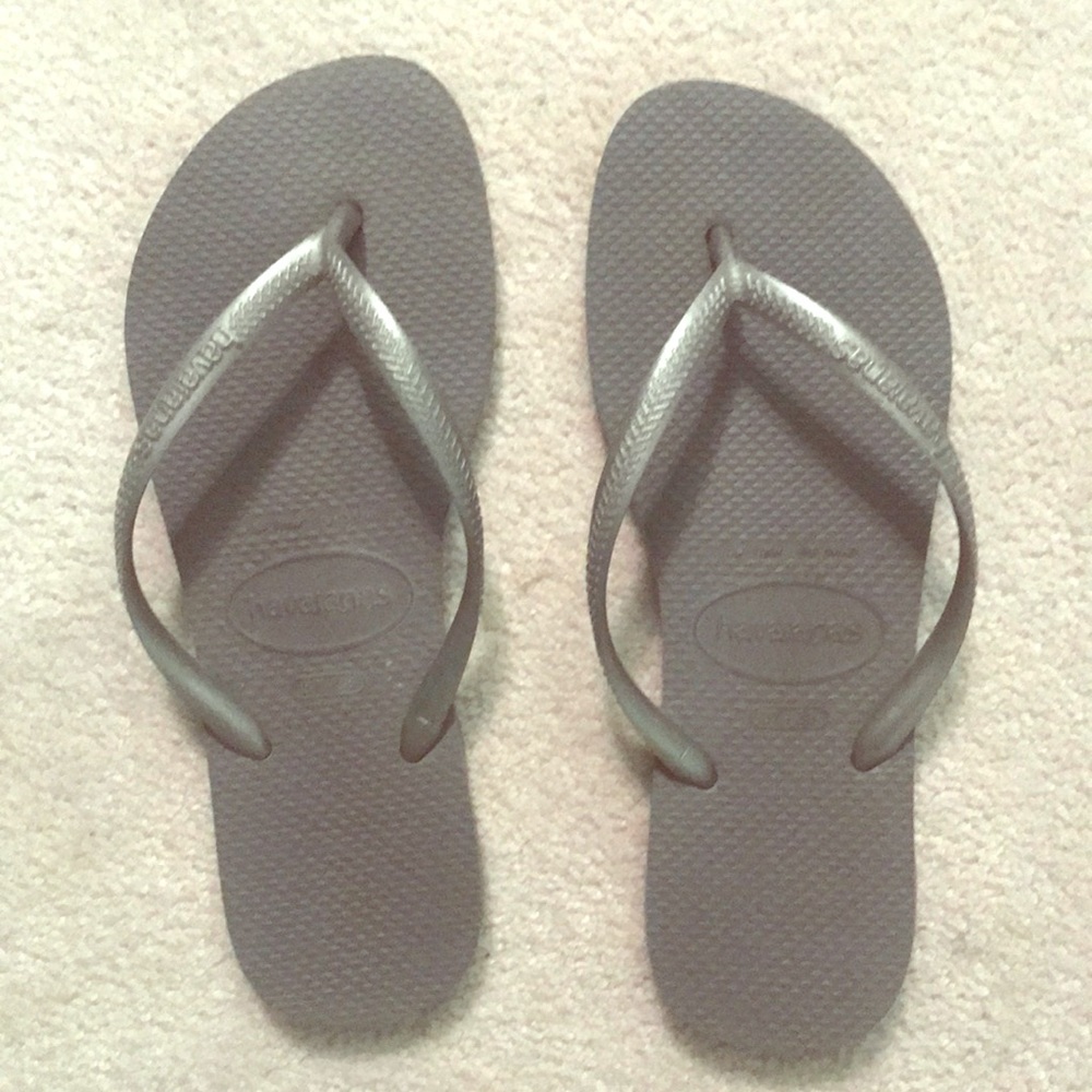 Haviainas grey flip flops